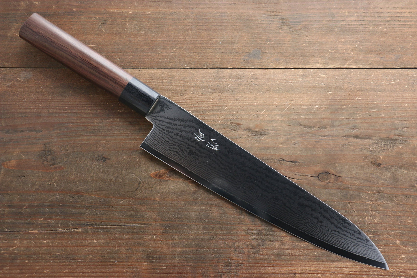 清助 V金10号 63層ダマスカス 牛刀包丁 240mm 紫檀柄 - 清助刃物