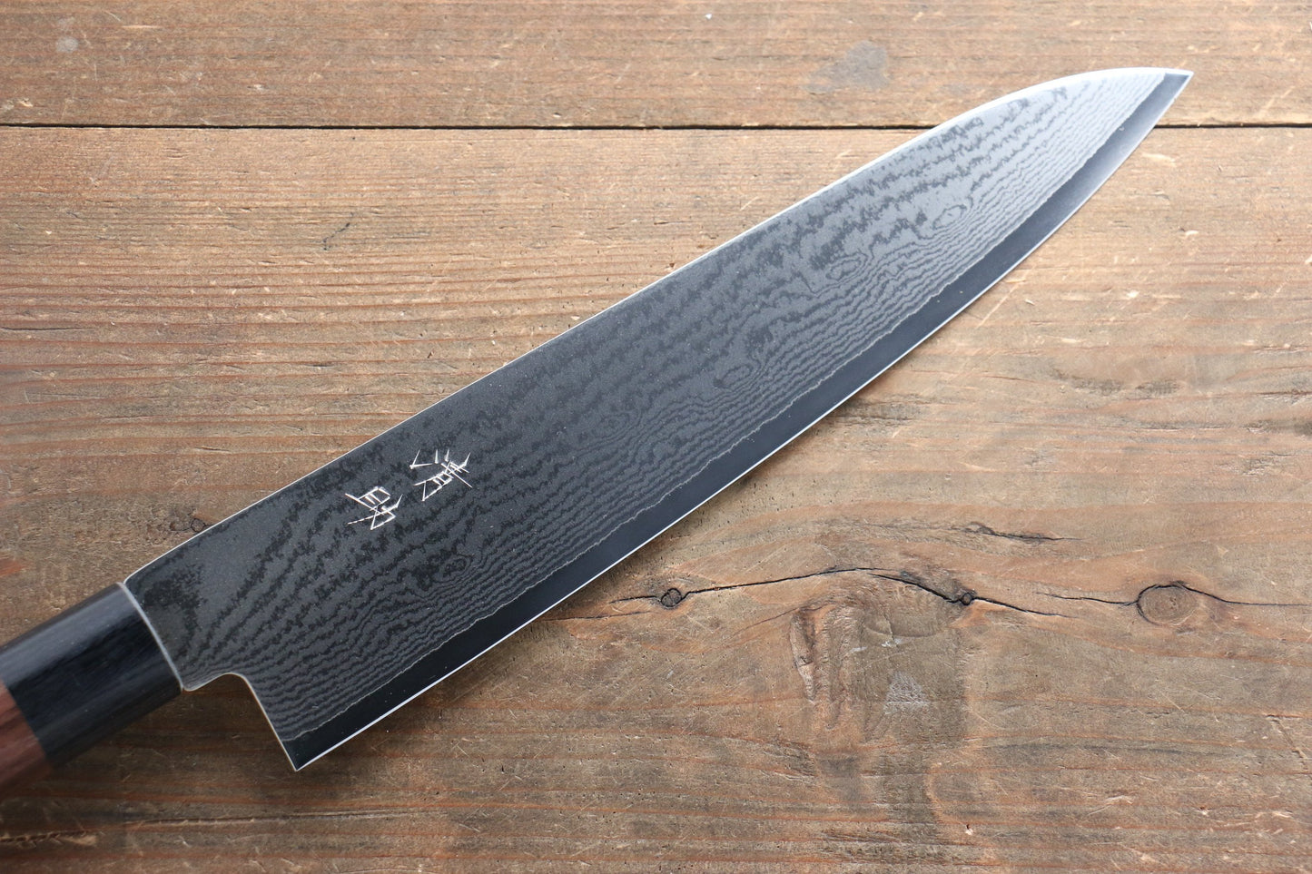 清助 V金10号 63層ダマスカス 牛刀包丁 240mm 紫檀柄 - 清助刃物