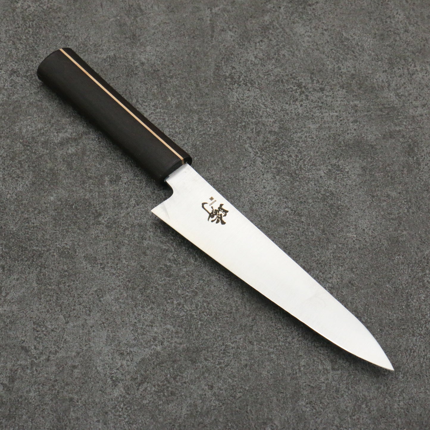 田中 誠貴 瞬(まじろ) 銀三鋼 ペティーナイフ 150mm 黒檀柄 - 清助刃物