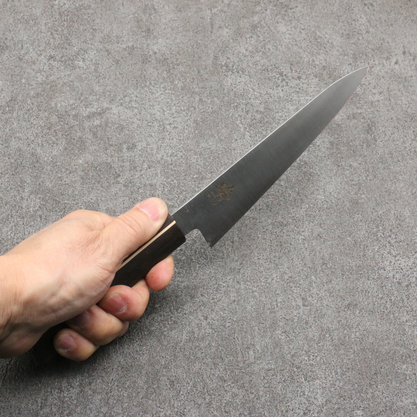 田中 誠貴 瞬(まじろ) 銀三鋼 ペティーナイフ 150mm 黒檀柄 - 清助刃物