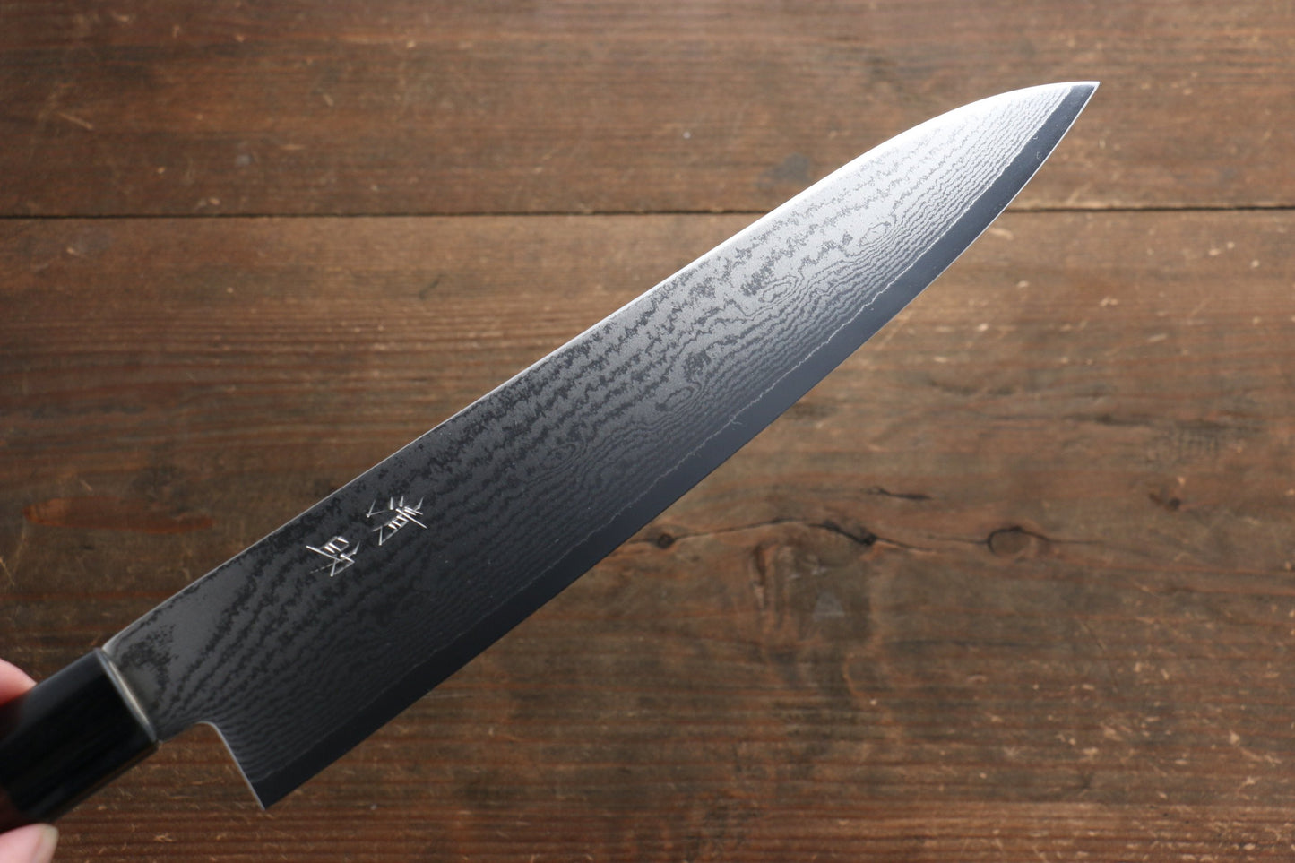清助 V金10号 63層ダマスカス 牛刀包丁 240mm 紫檀柄 - 清助刃物