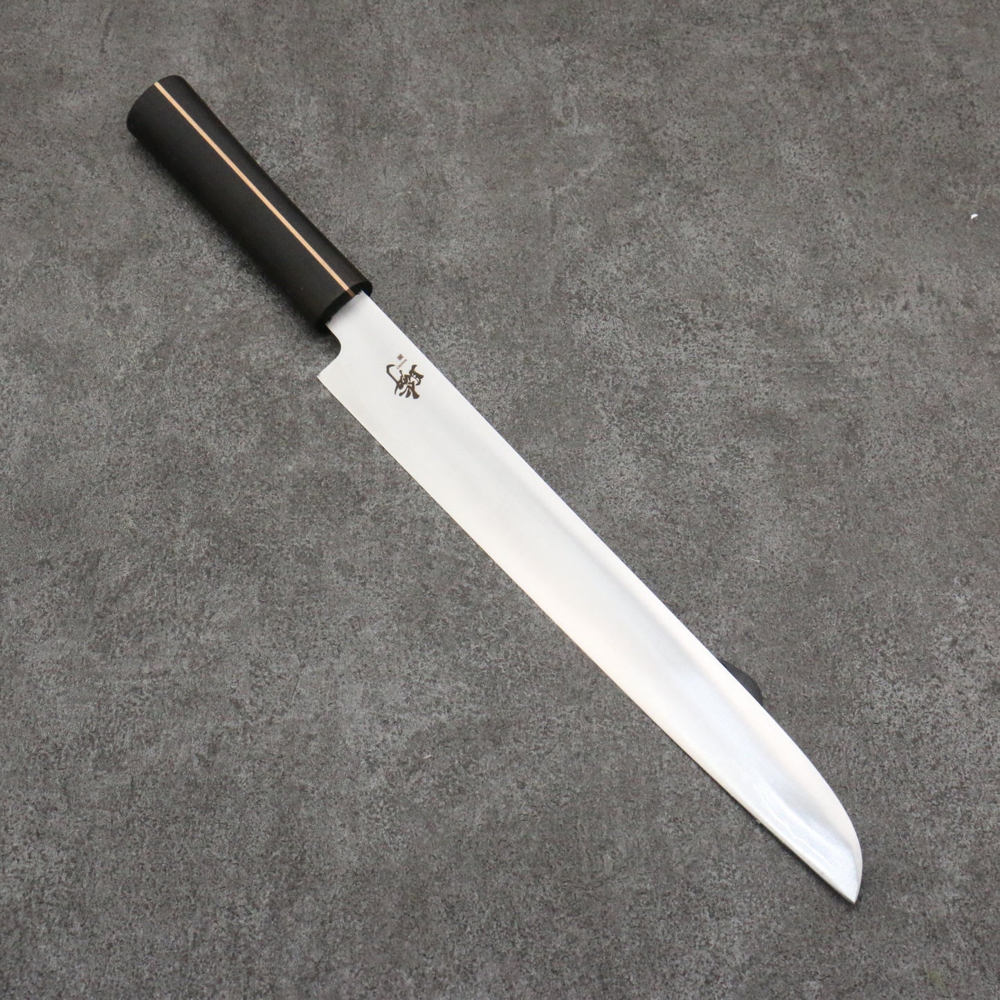 田中 誠貴 瞬(まじろ) 銀三鋼 パン切り包丁 270mm 黒檀柄 - 清助刃物