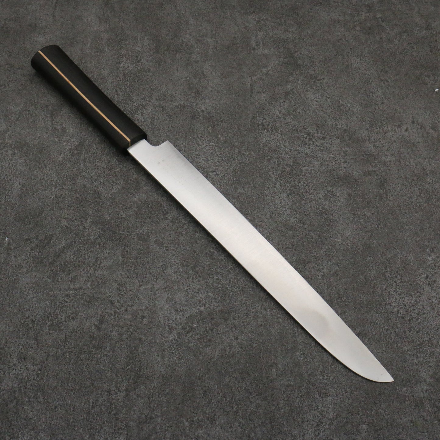 田中 誠貴 瞬(まじろ) 銀三鋼 パン切り包丁 270mm 黒檀柄 - 清助刃物