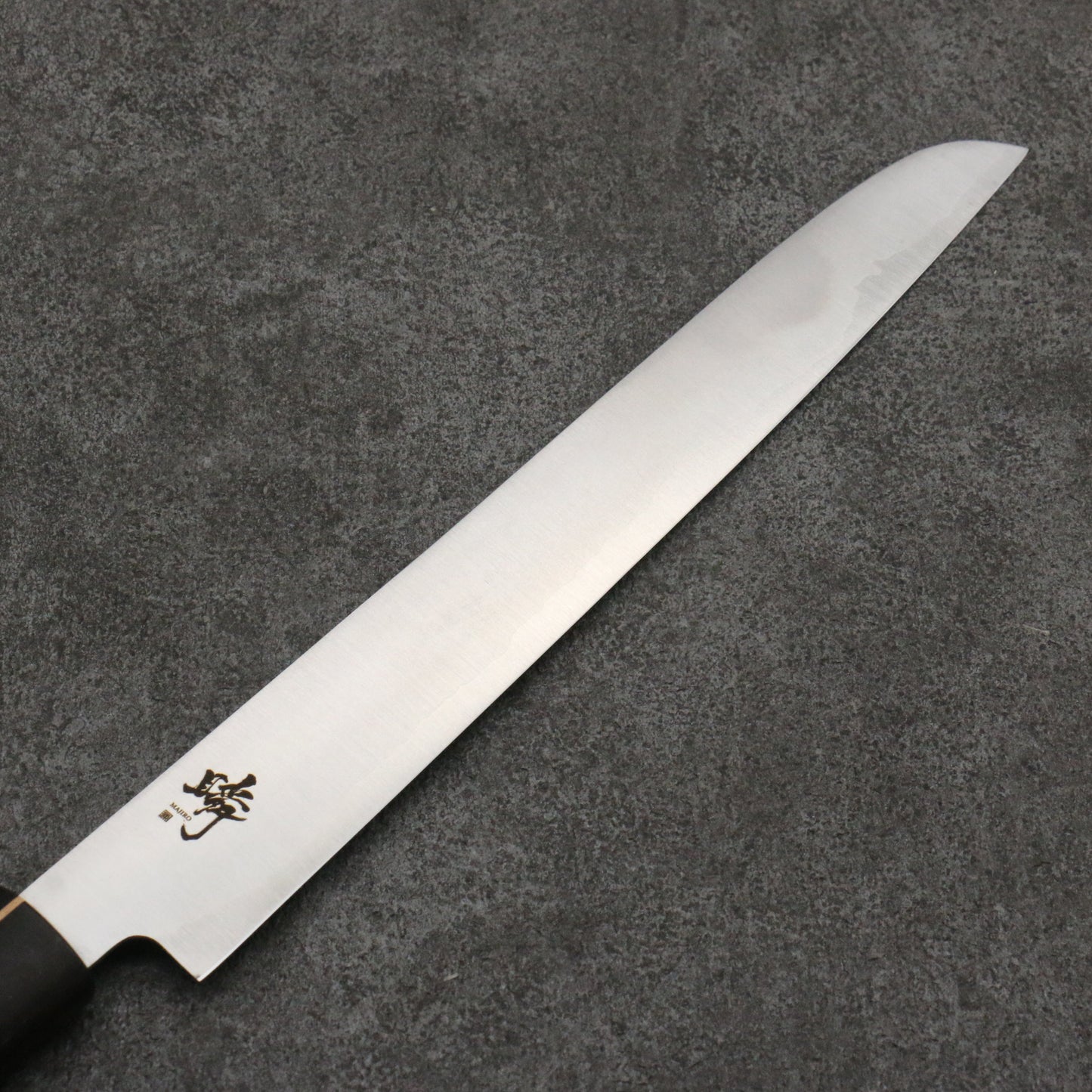 田中 誠貴 瞬(まじろ) 銀三鋼 パン切り包丁 270mm 黒檀柄 - 清助刃物