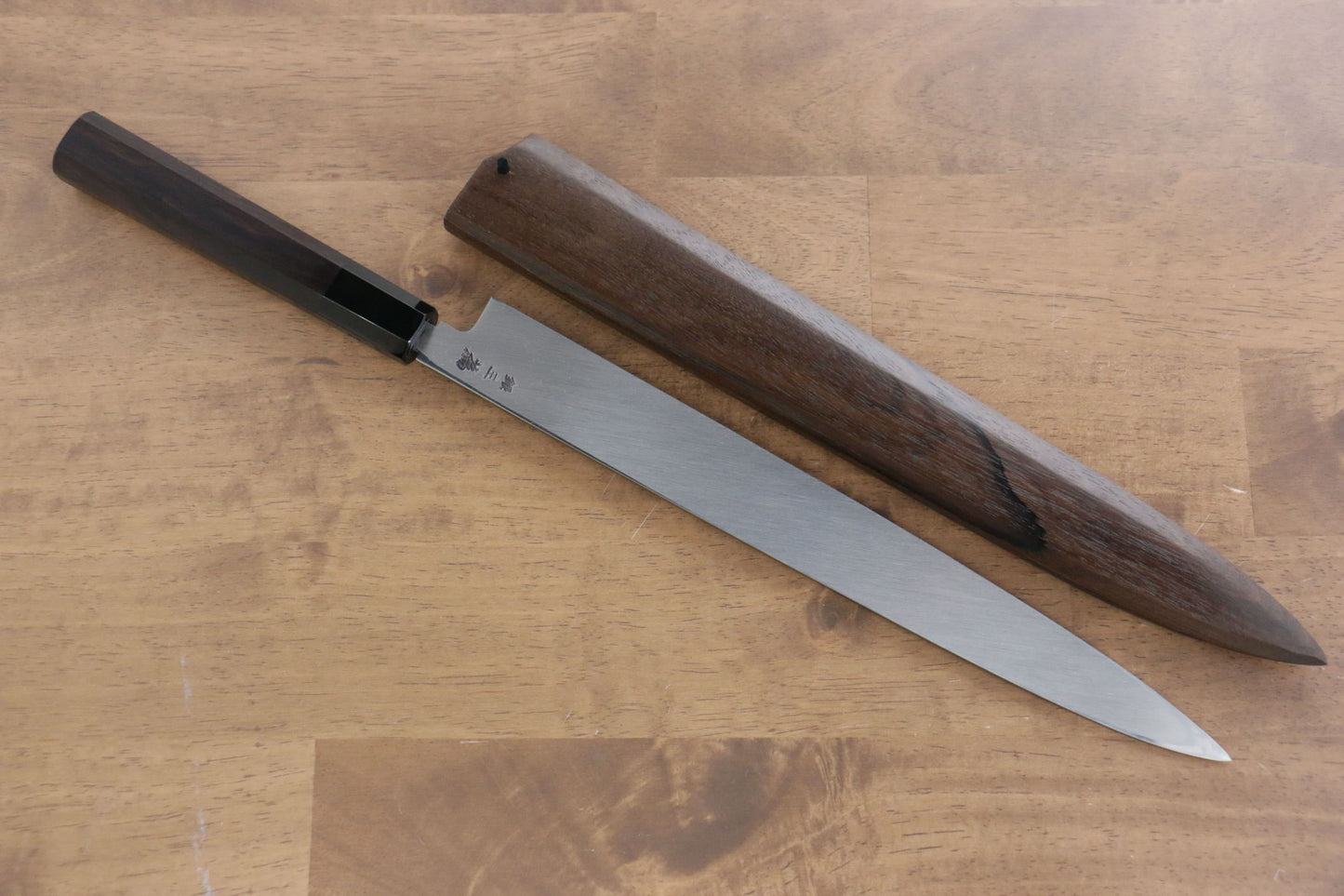 堺 孝行 シェフシリーズ 銀三鋼 柳刃包丁 300mm 黒檀柄 鞘付き - 清助刃物