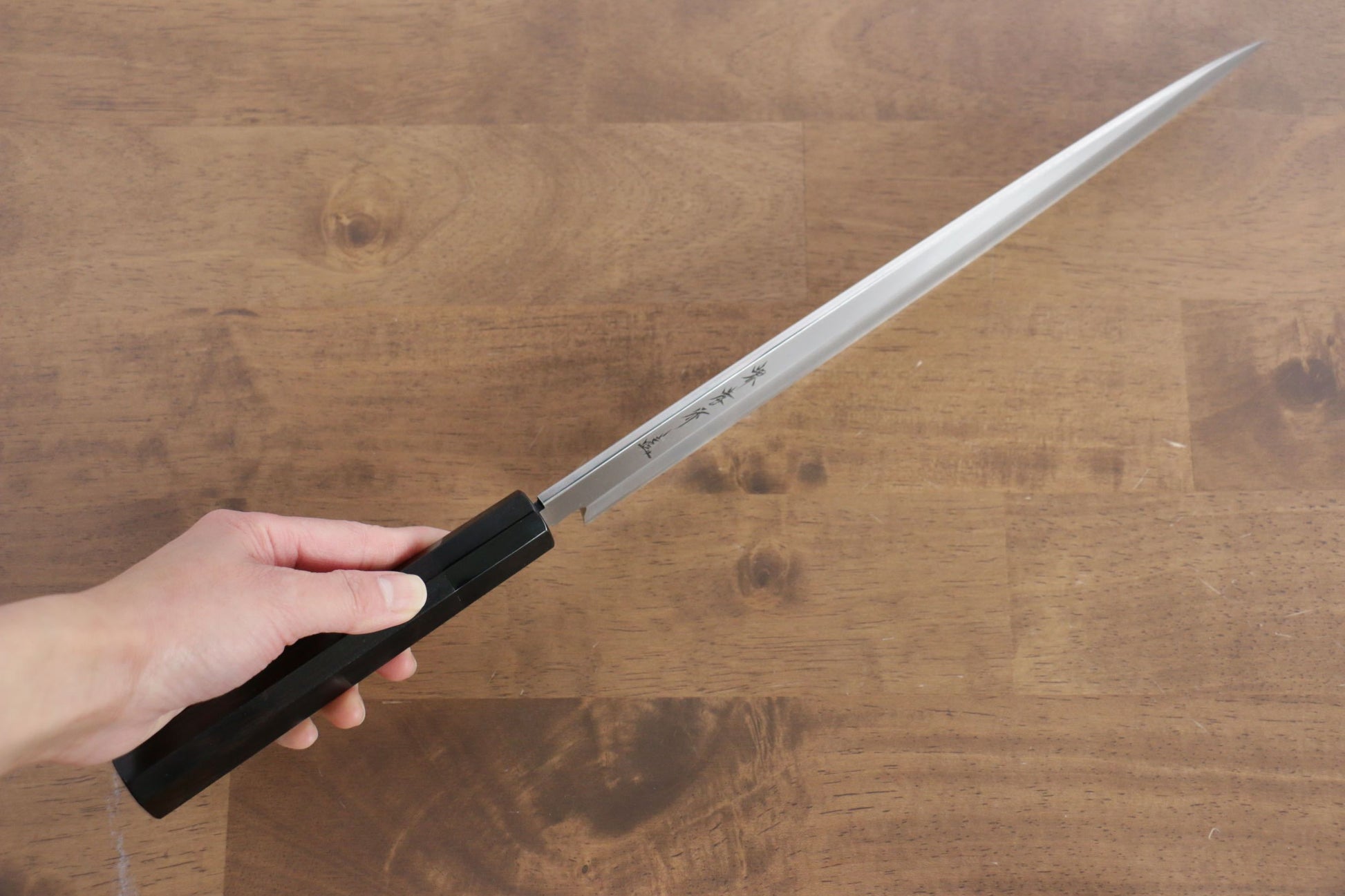 堺 孝行 シェフシリーズ 銀三鋼 柳刃包丁  300mm 黒檀柄 鞘付き - 清助刃物