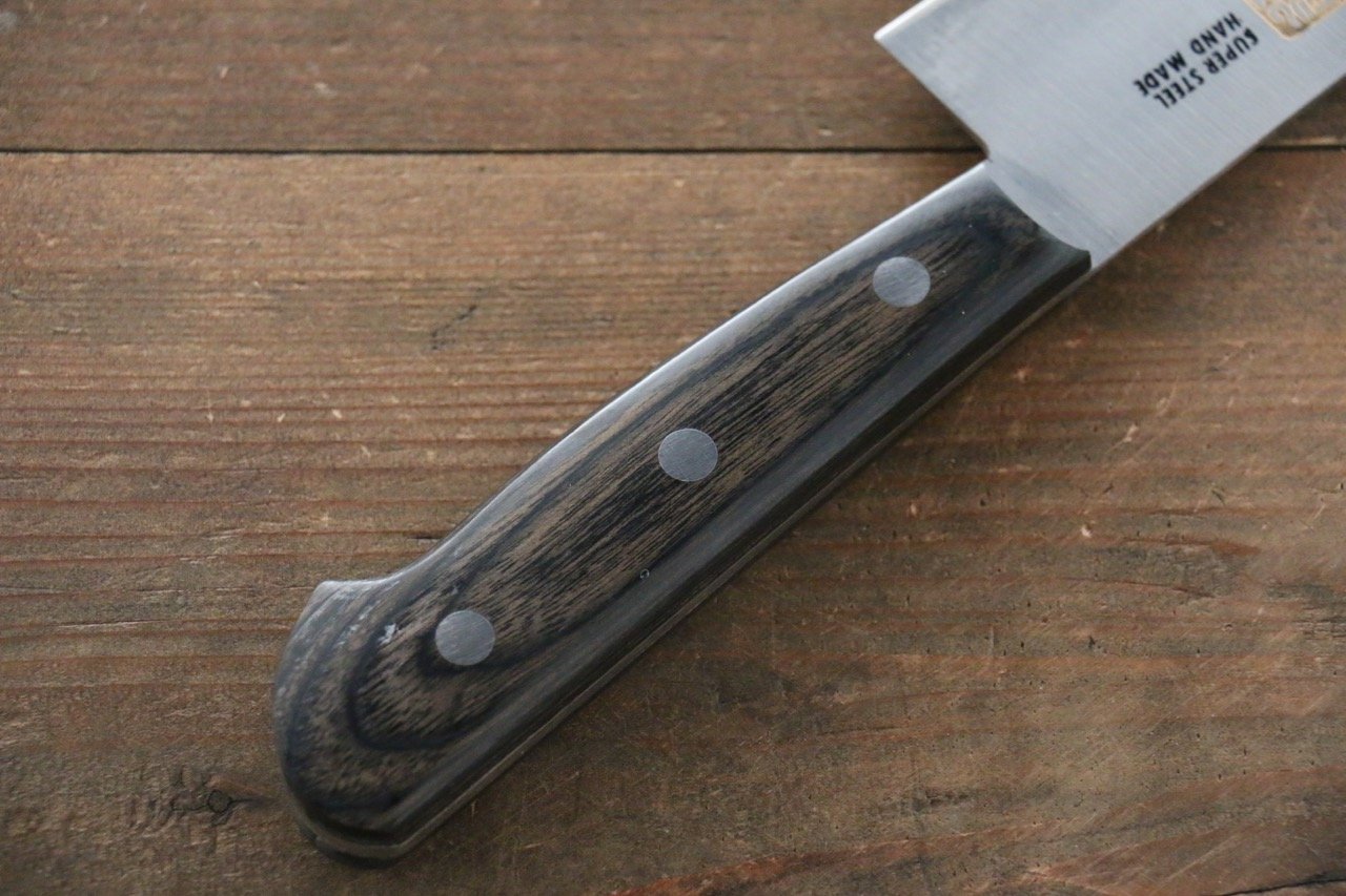 伊勢屋 モリブデン鋼(MOL) 牛刀包丁 180mm 黒合板柄 - 清助刃物