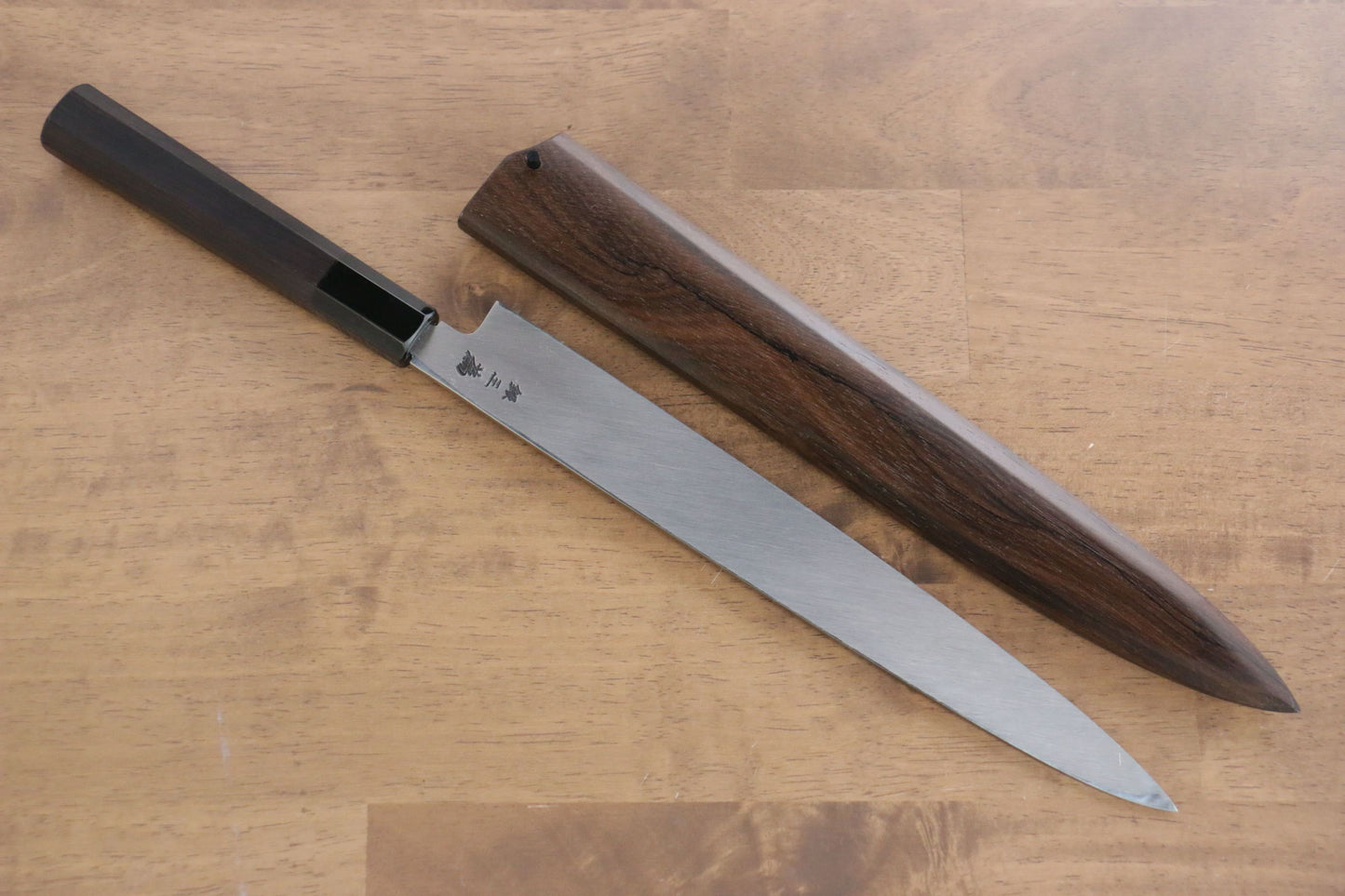 堺 孝行 シェフシリーズ 銀三鋼 柳刃包丁 270mm 黒檀柄 鞘付き - 清助刃物