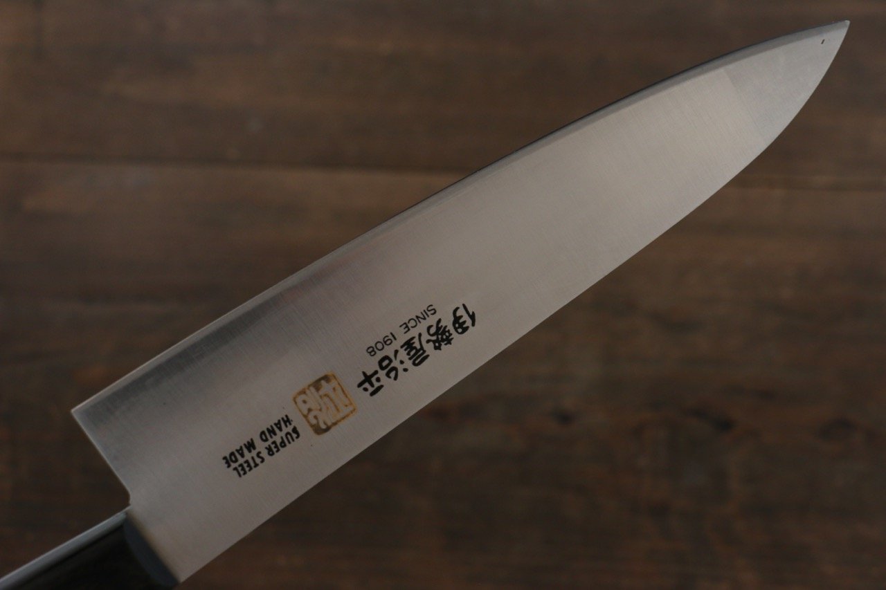 伊勢屋 モリブデン鋼(MOL) 牛刀包丁 180mm 黒合板柄 - 清助刃物