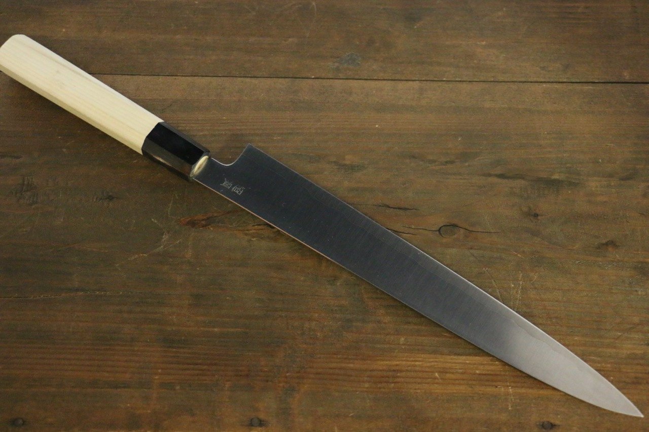 佑成 ZDP189 3層 筋引包丁 240mm 朴柄 - 清助刃物