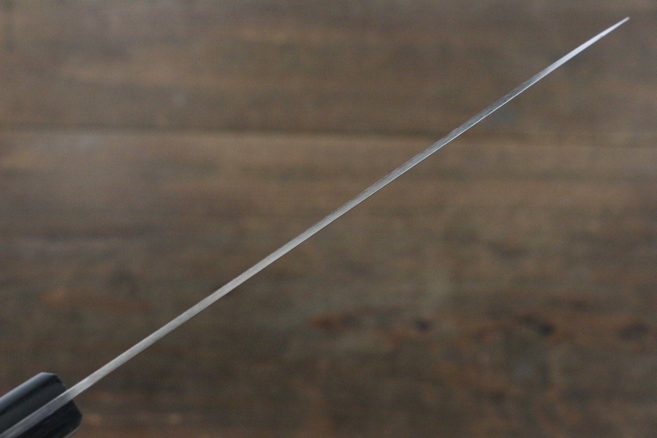 伊勢屋 モリブデン鋼(MOL) 三徳包丁 180mm 黒合板柄 - 清助刃物