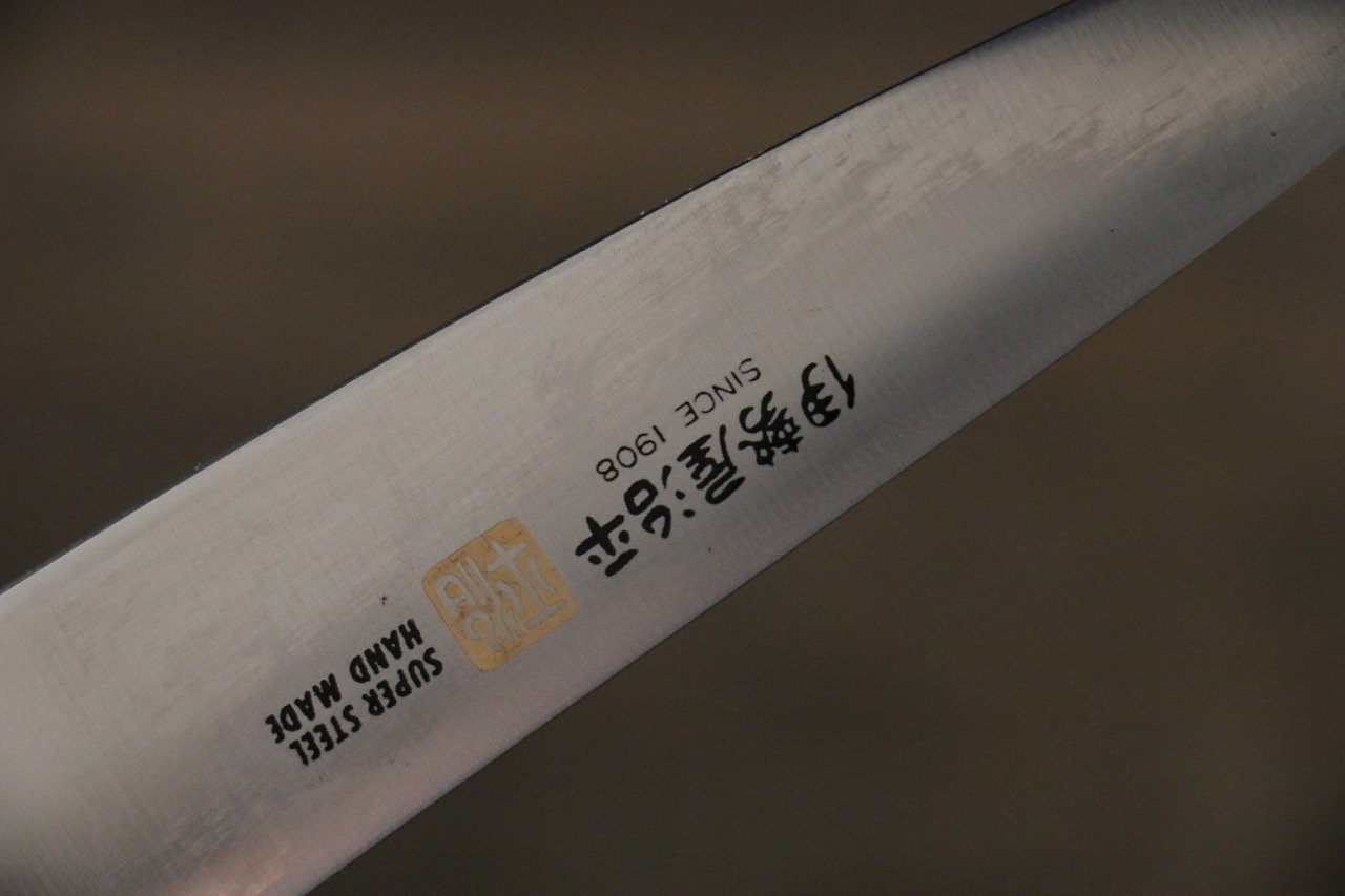 伊勢屋 モリブデン鋼(MOL) ペティーナイフ 120mm 黒合板柄 - 清助刃物