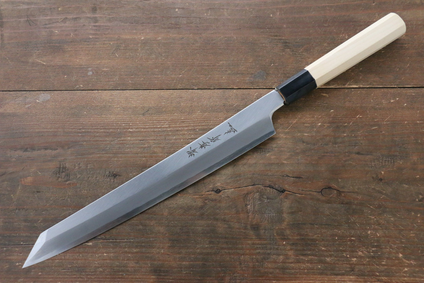 堺 孝行 シェフシリーズ 【左利き用】 銀三鋼 切付柳刃包丁 270mm - 清助刃物