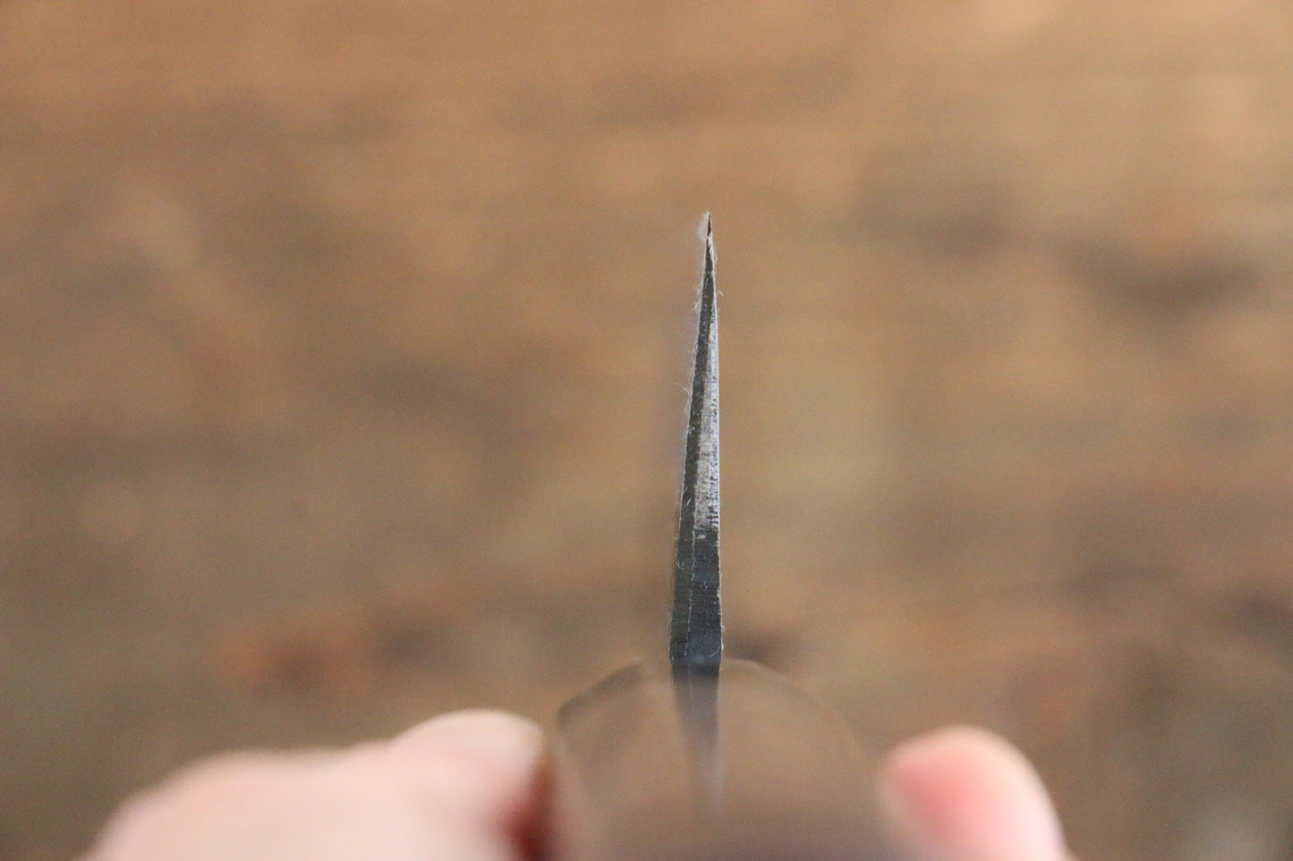 堺 孝行 青ニ鋼 黒打 牛刀包丁 210mm ウォルナット柄 - 清助刃物