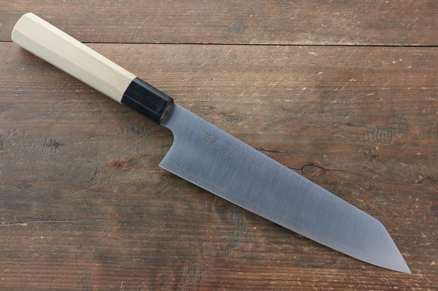 佑成 ZDP189 3層 切付牛刀包丁 210mm 朴柄 - 清助刃物