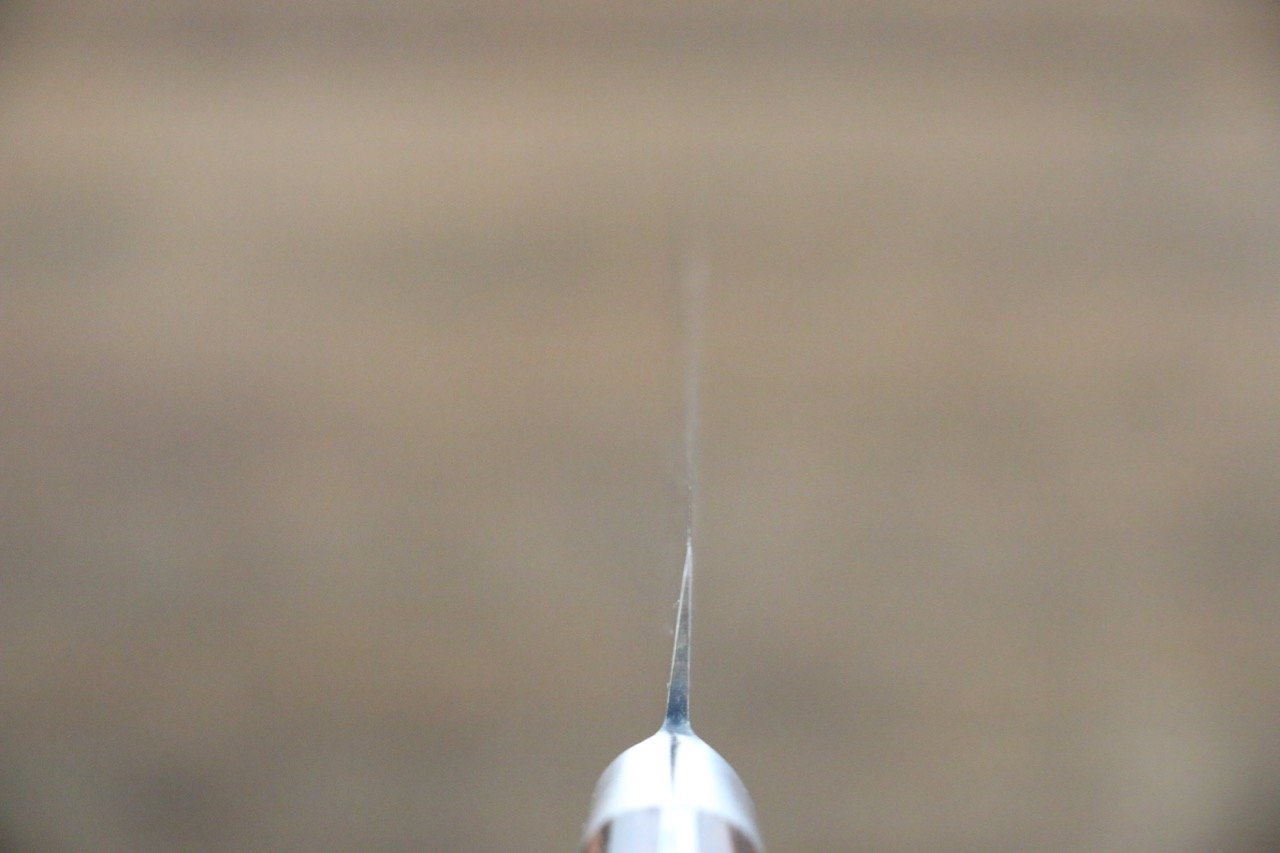 伊勢屋 モリブデン鋼(MOL) ペティーナイフ 120mm マホガニー柄 - 清助刃物