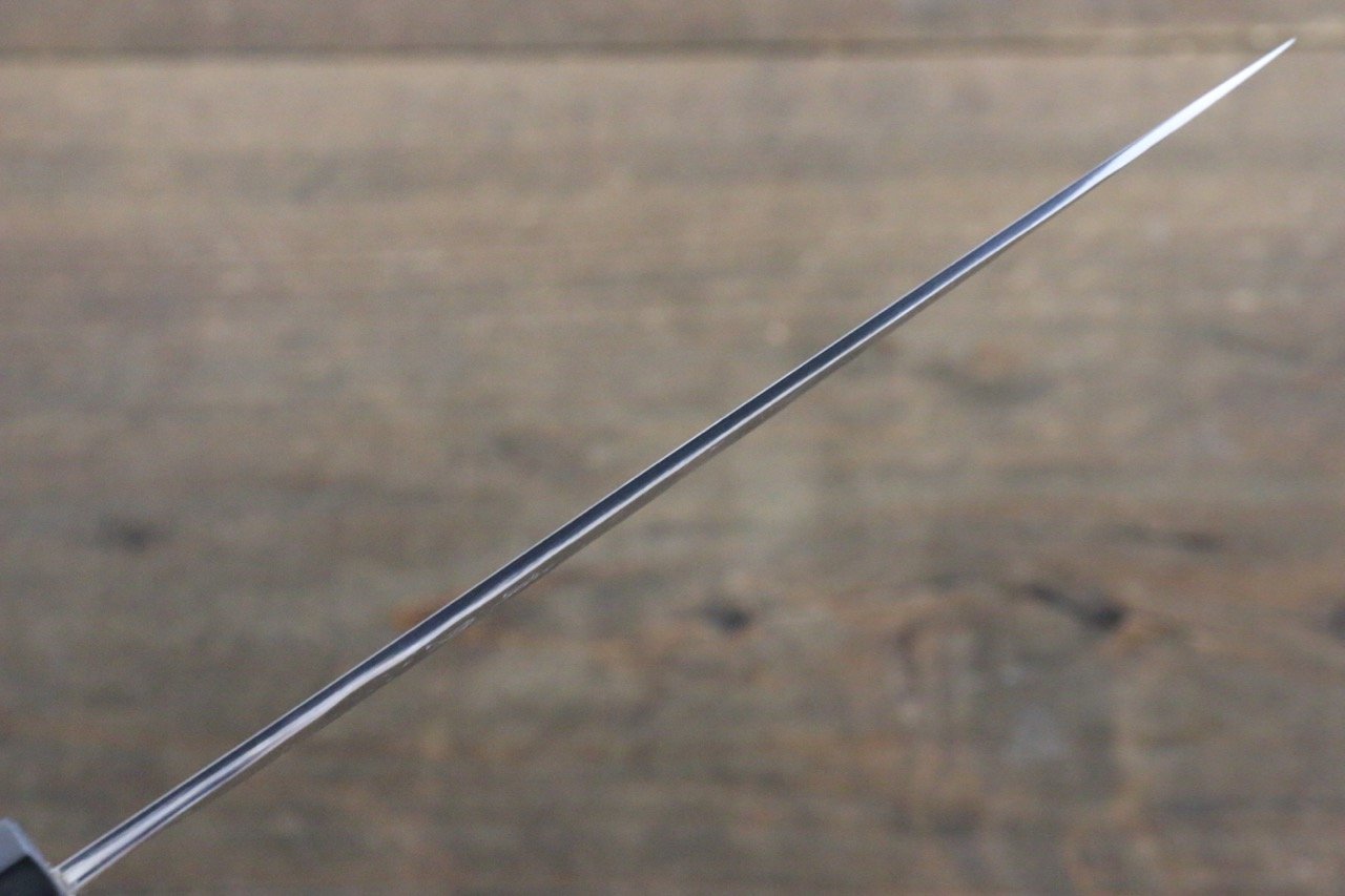 清助 青ニ鋼 鎚目 ダマスカス ペティーナイフ 150mm 紫檀柄 - 清助刃物