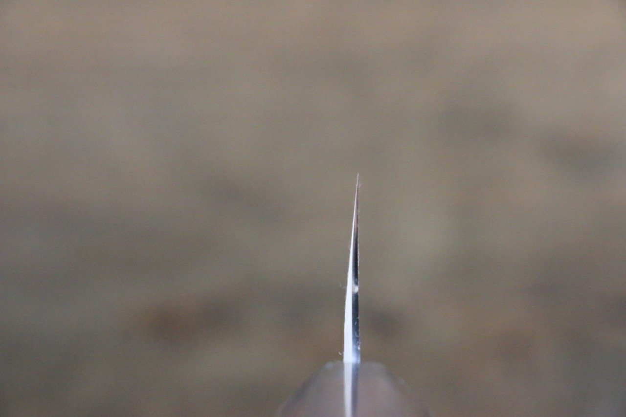 清助 青ニ鋼 鎚目 ダマスカス 柳刃包丁  270mm 紫檀柄 - 清助刃物