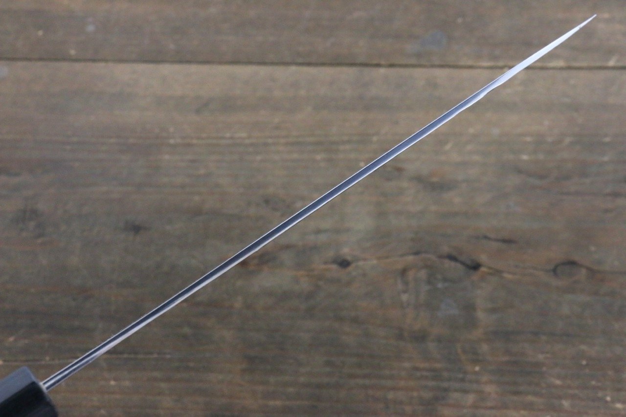 清助 青ニ鋼 鎚目 黒打 牛刀包丁  210mm 紫檀柄 - 清助刃物