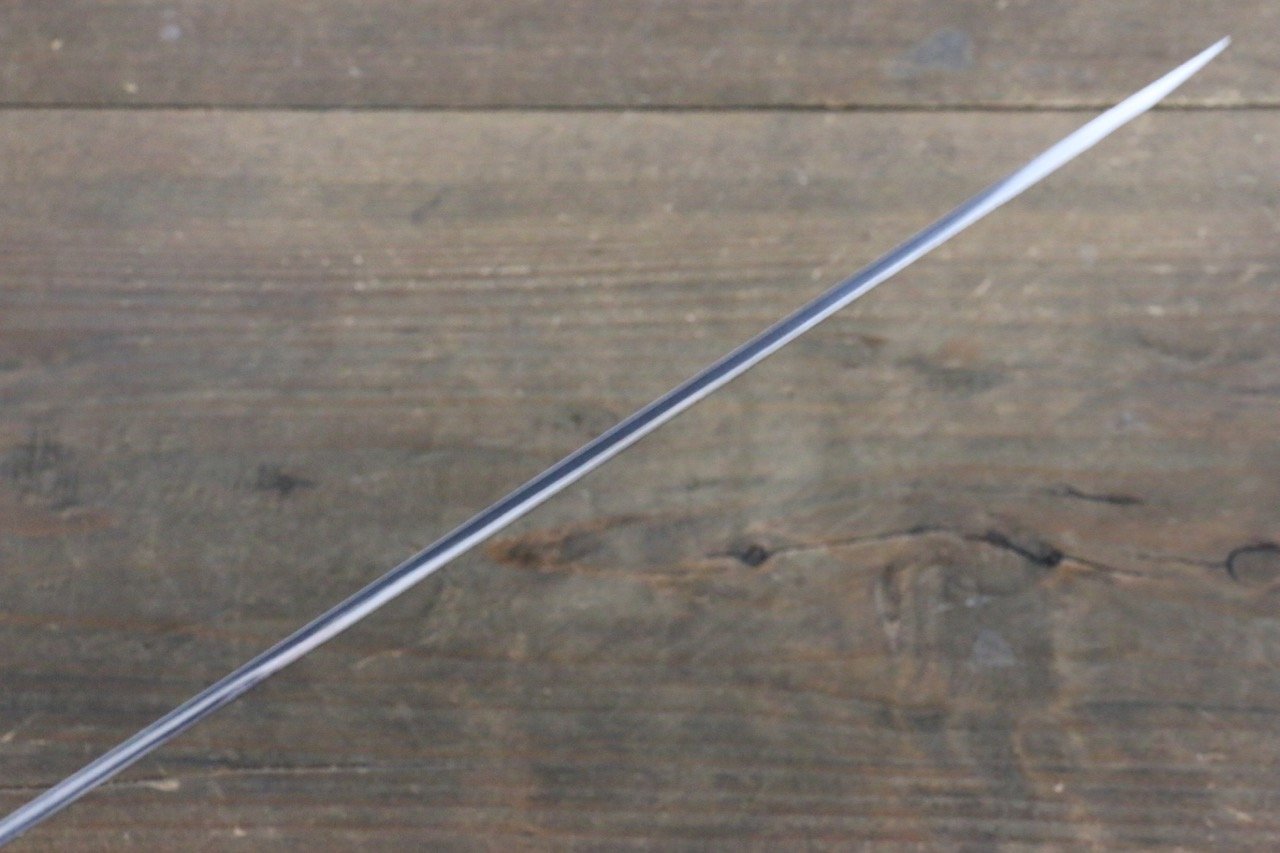 清助 青ニ鋼 鎚目 黒打 牛刀包丁 240mm 紫檀柄 - 清助刃物