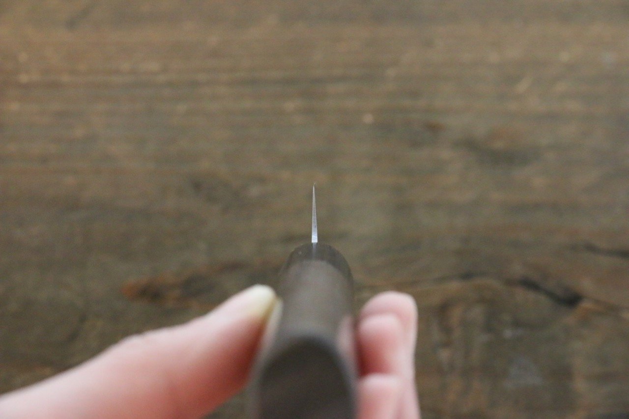 清助 V金10号 37層ダマスカス ペティーナイフ 130mm 紫檀柄 - 清助刃物