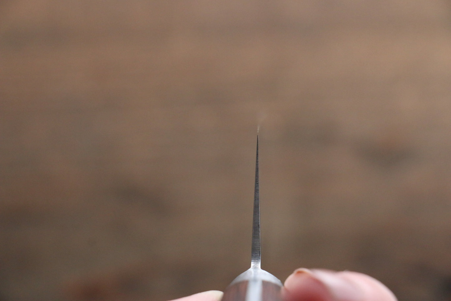 清助 VG10 33層 ダマスカス 三徳包丁 180mm マホガニー柄 鞘付き - 清助刃物