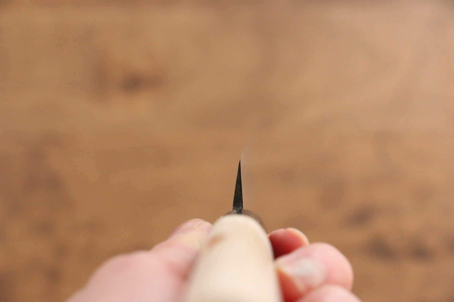 堺 孝行 霞研 白鋼 ふぐ引き包丁 朴柄 - 清助刃物