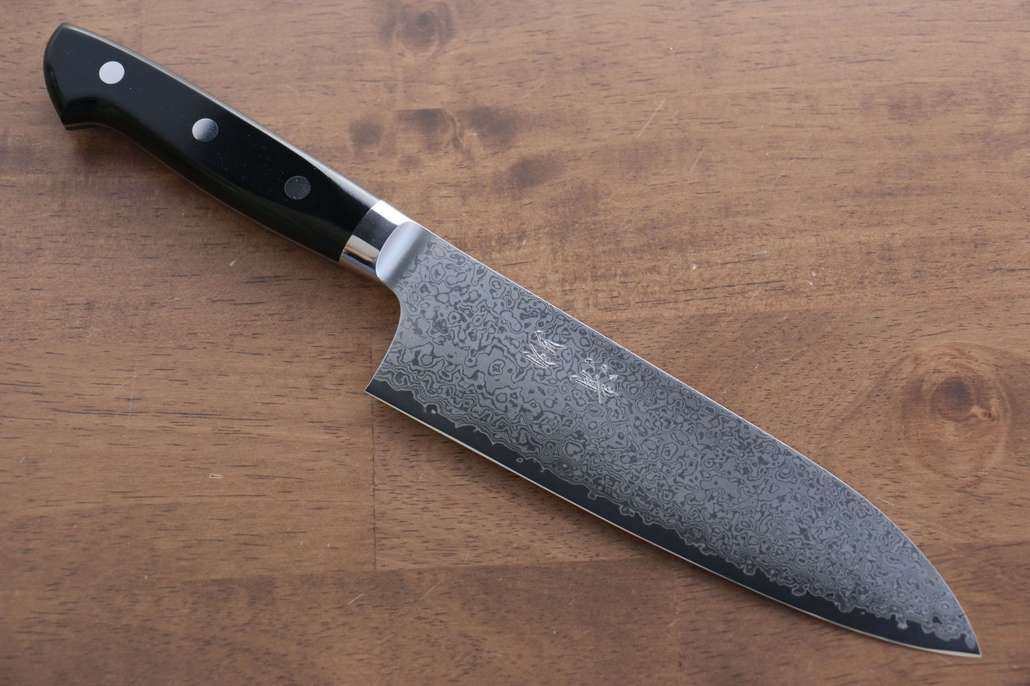 清助 V金10号 33層ダマスカス 三徳包丁 170mm マイカルタ柄 - 清助刃物