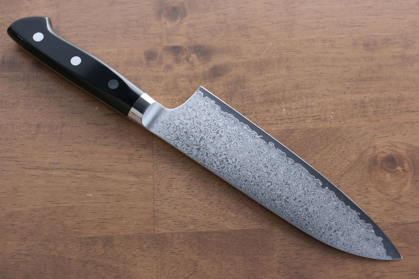 清助 V金10号 33層ダマスカス 三徳包丁 170mm マイカルタ柄 - 清助刃物