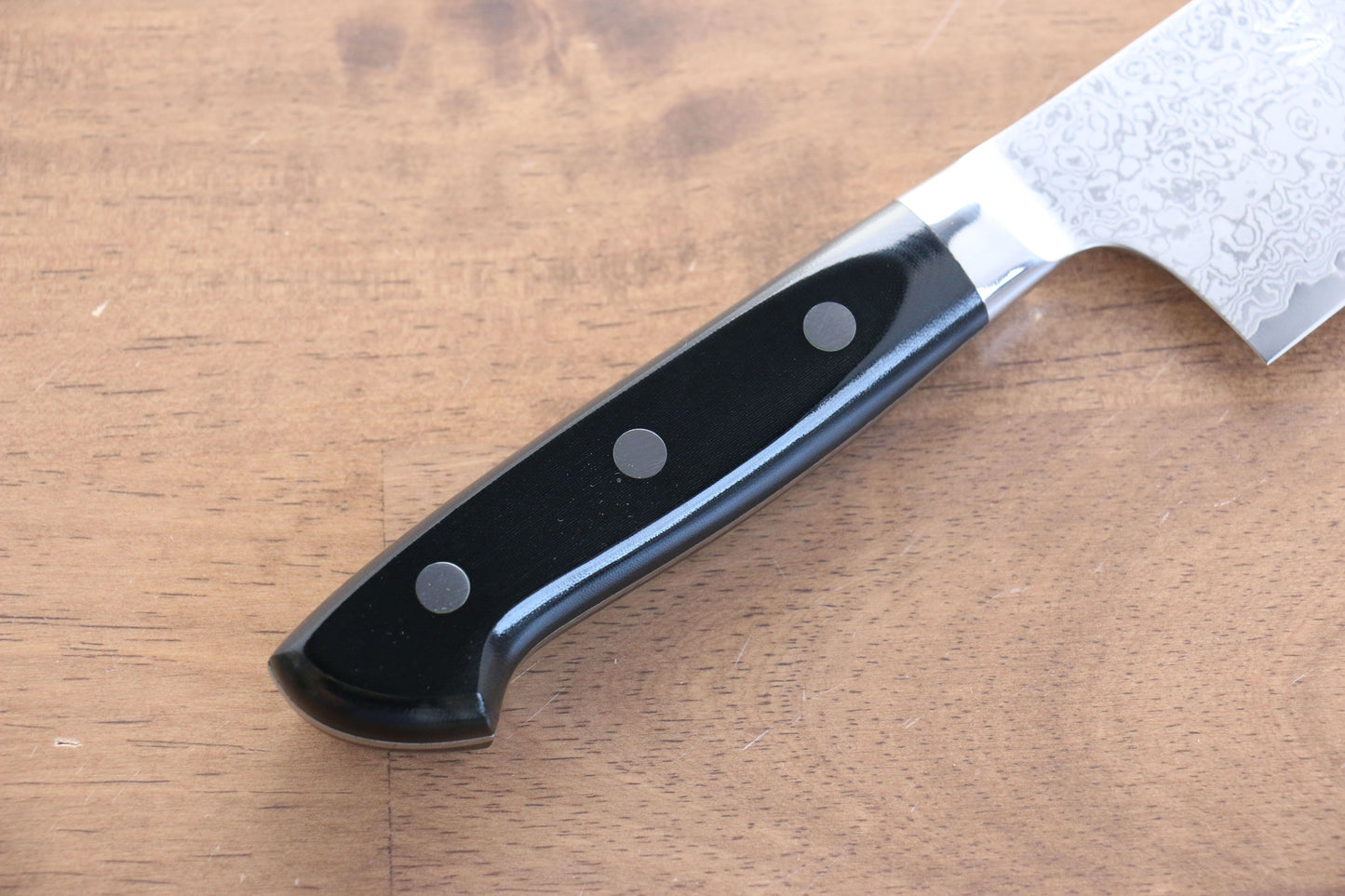 清助 V金10号 33層ダマスカス 三徳包丁 170mm マイカルタ柄 - 清助刃物