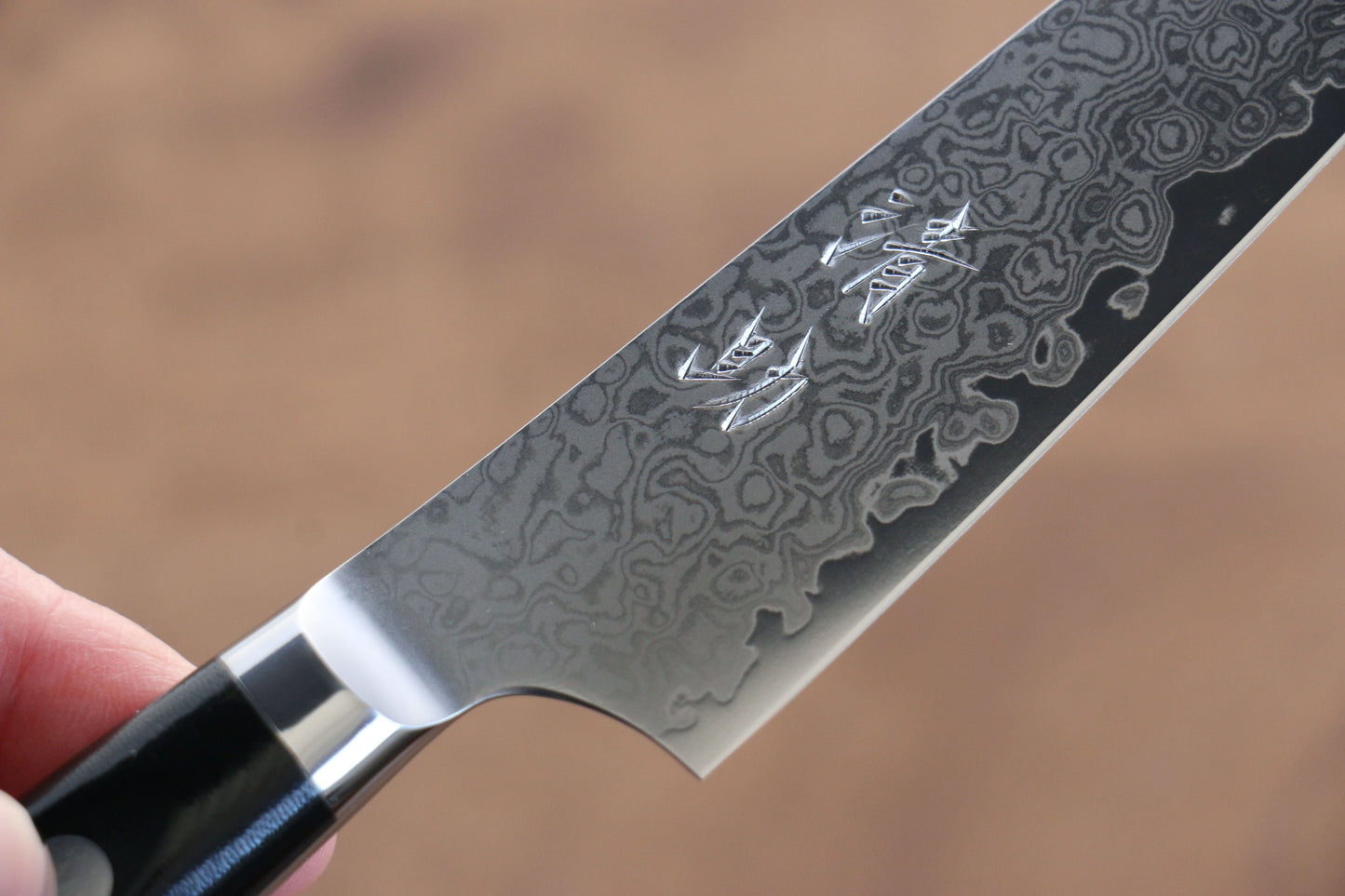 清助 V金10号 33層ダマスカス ペティーナイフ 120mm マイカルタ柄 - 清助刃物