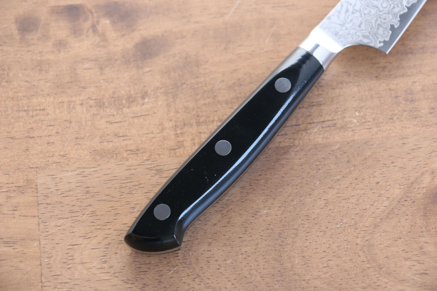 清助 V金10号 33層ダマスカス ペティーナイフ 120mm マイカルタ柄 - 清助刃物