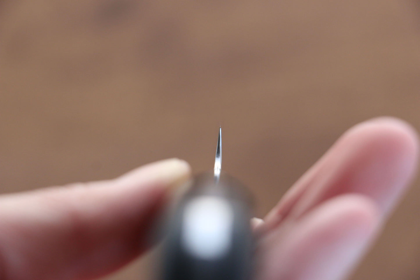 清助 V金10号 33層ダマスカス パーリングナイフ 75mm マイカルタ柄 - 清助刃物