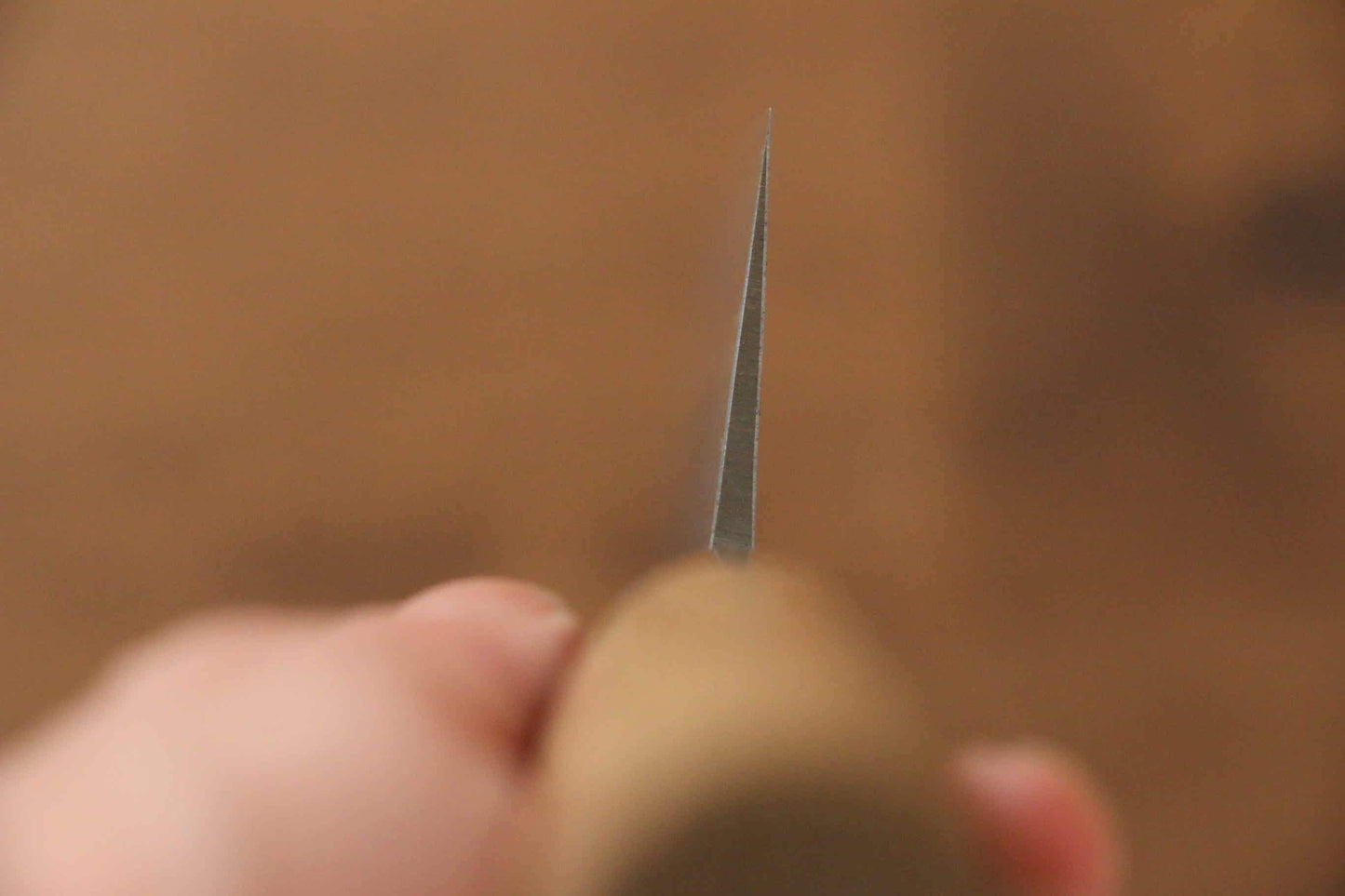 清助 青ニ鋼 梨地 牛刀包丁 180mm 栗柄 - 清助刃物