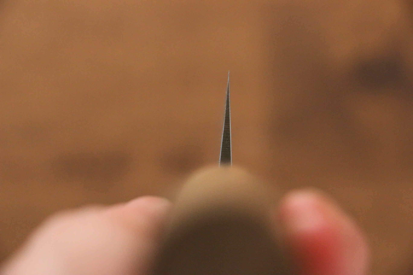 清助 青ニ鋼 梨地 筋引包丁 240mm 栗柄 - 清助刃物