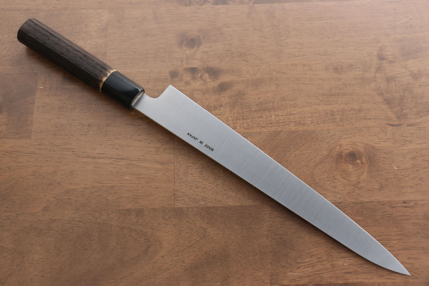 清助 スウェーデン鋼 筋引包丁 240mm 焼き栗柄 - 清助刃物