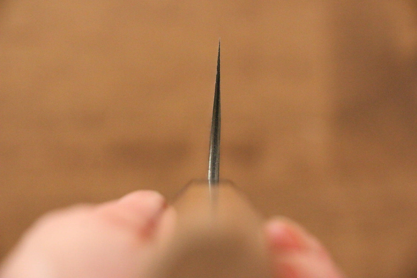 昌景 小石 青スーパー鋼 黒仕上げ 文化包丁 165mm アメリカンチェリー柄 - 清助刃物