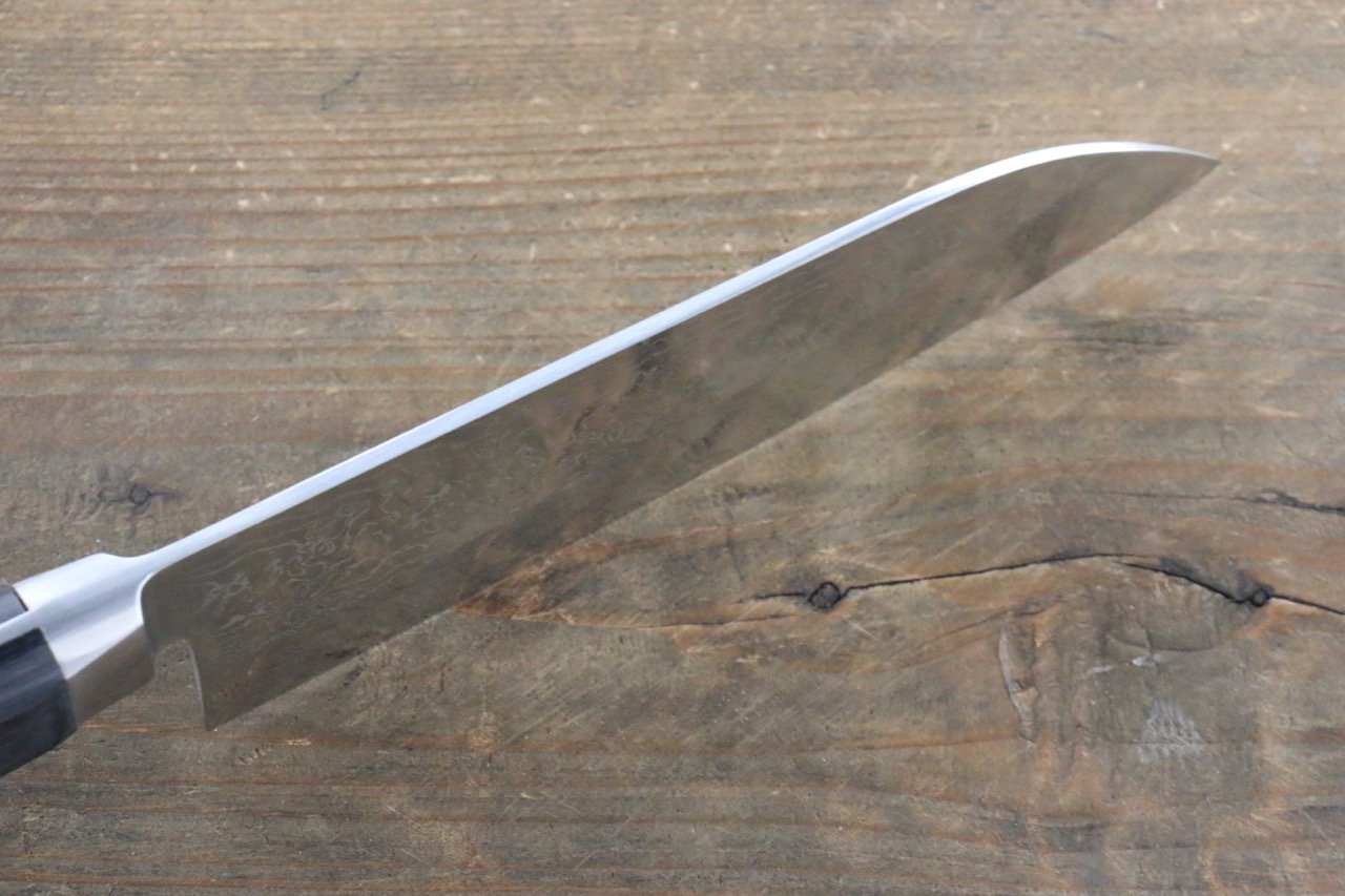 岩井 貴行 V金10号 ダマスカス 三徳包丁  165mm 合板柄 - 清助刃物