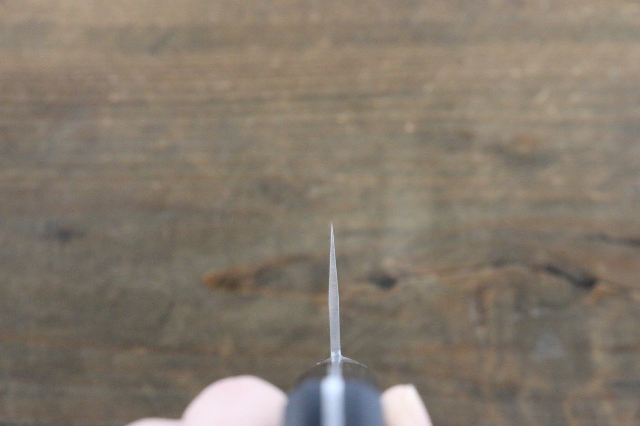 岩井 貴行 V金10号 ダマスカス 三徳包丁 165mm 合板柄 - 清助刃物