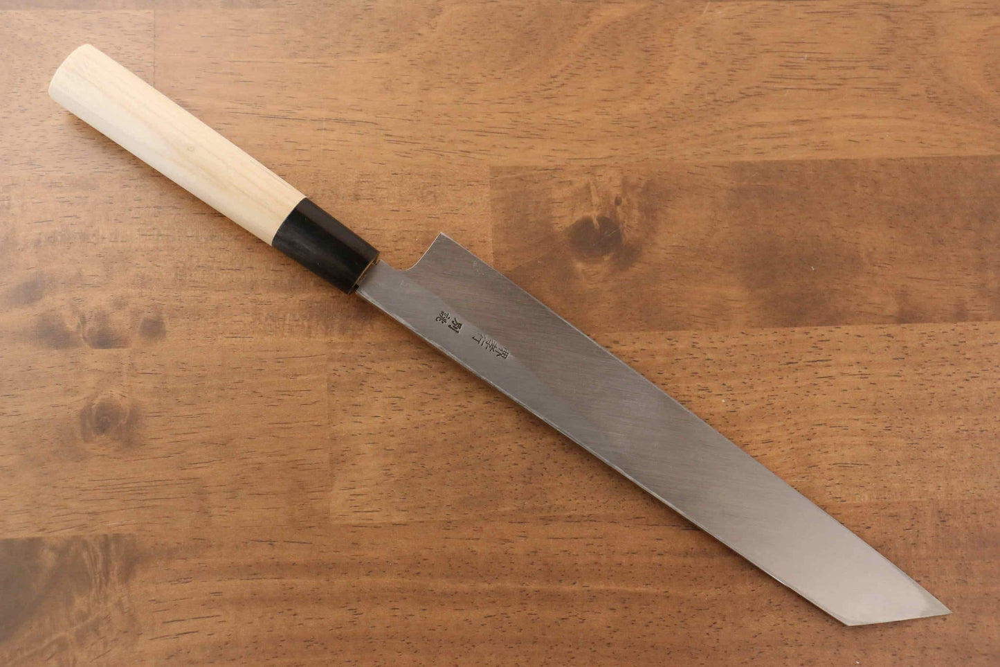 堺 孝行 特上 白ニ鋼 切付包丁 240mm 朴柄 - 清助刃物