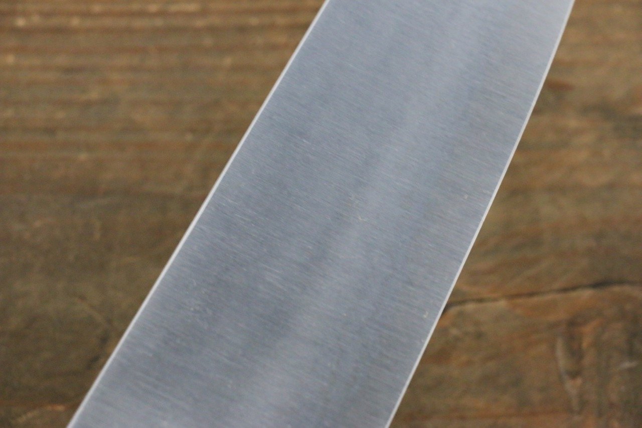 尾形 峻吾 白ニ鋼 ダマスカス 文化包丁 165mm 紫檀柄 - 清助刃物