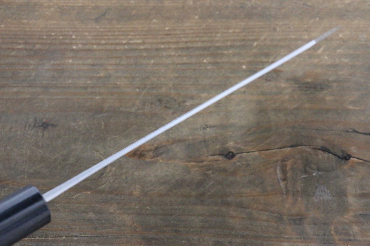 尾形 峻吾 白ニ鋼 ダマスカス 文化包丁 165mm 紫檀柄 - 清助刃物