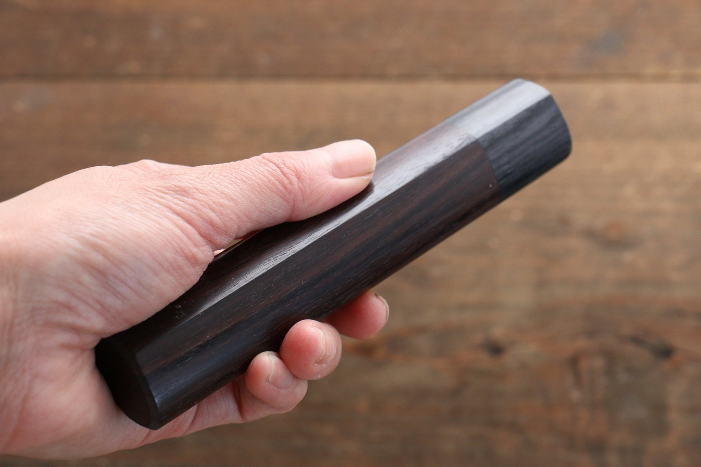 Chestnut Shitan Handle for Gyuto Knife 210mm - 清助刃物