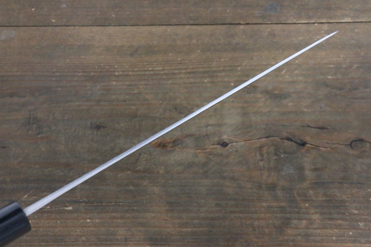 尾形 峻吾 白ニ鋼 ダマスカス 牛刀包丁 240mm 紫檀柄 - 清助刃物