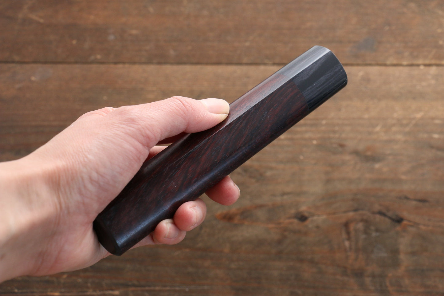 Chestnut Shitan Handle for Gyuto Knife 240mm - 清助刃物