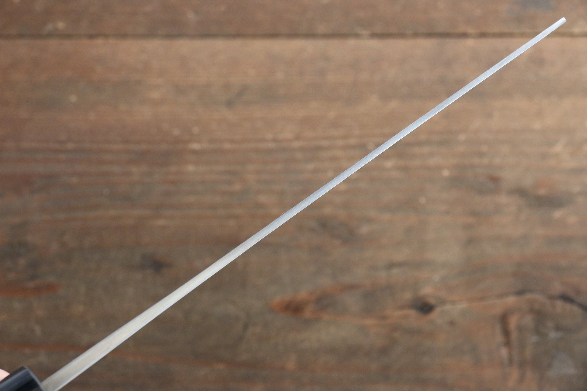 尾形 峻吾 白ニ鋼 ダマスカス 菜切包丁  165mm 紫檀柄 - 清助刃物