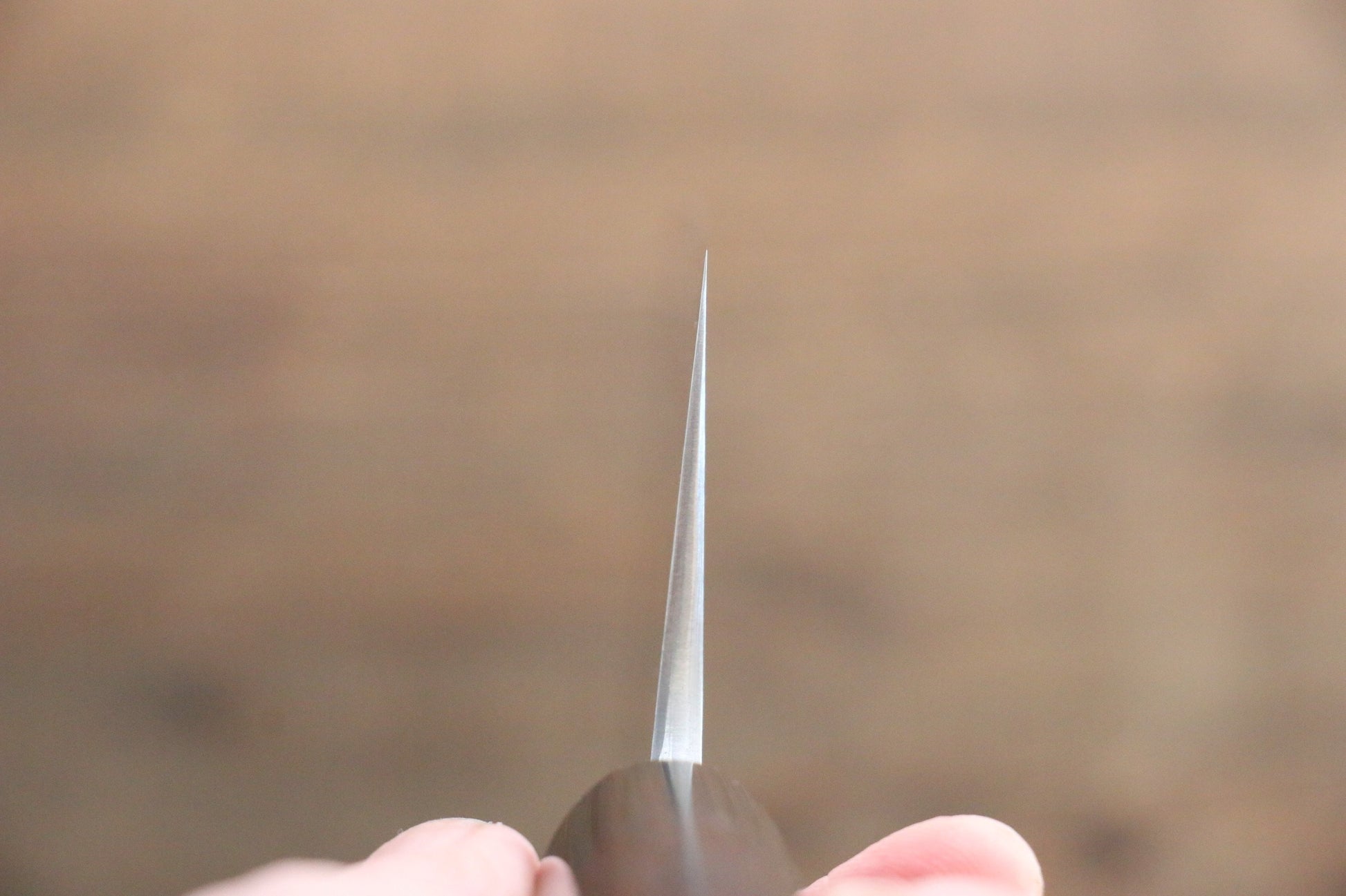 尾形 峻吾 白ニ鋼 ダマスカス 菜切包丁  165mm 紫檀柄 - 清助刃物