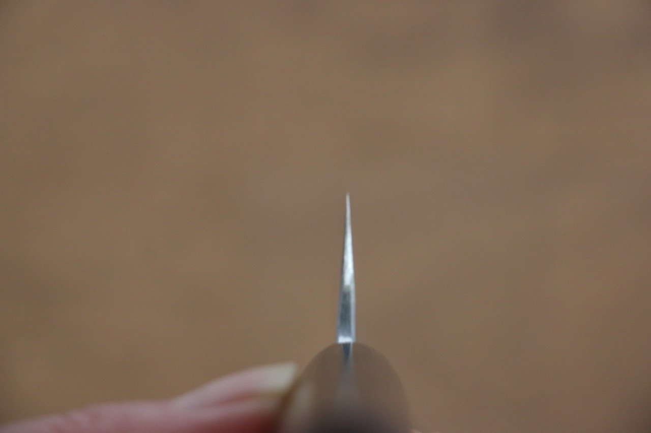 山本 直 SRS13 ダマスカス 鎚目(丸) ペティーナイフ  160mm 紫檀柄 - 清助刃物