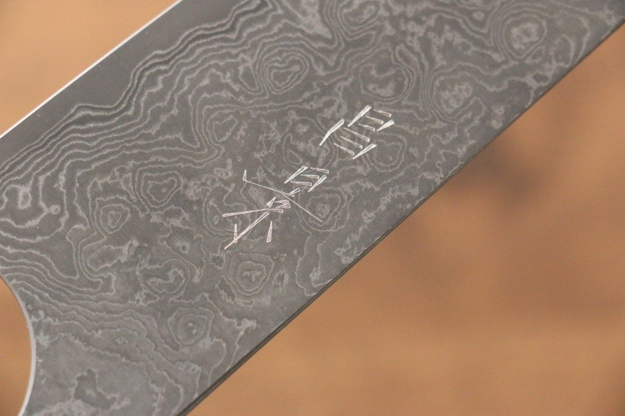 昌景 雲 V金10号 ダマスカス 牛刀包丁 210mm 紫檀柄 - 清助刃物
