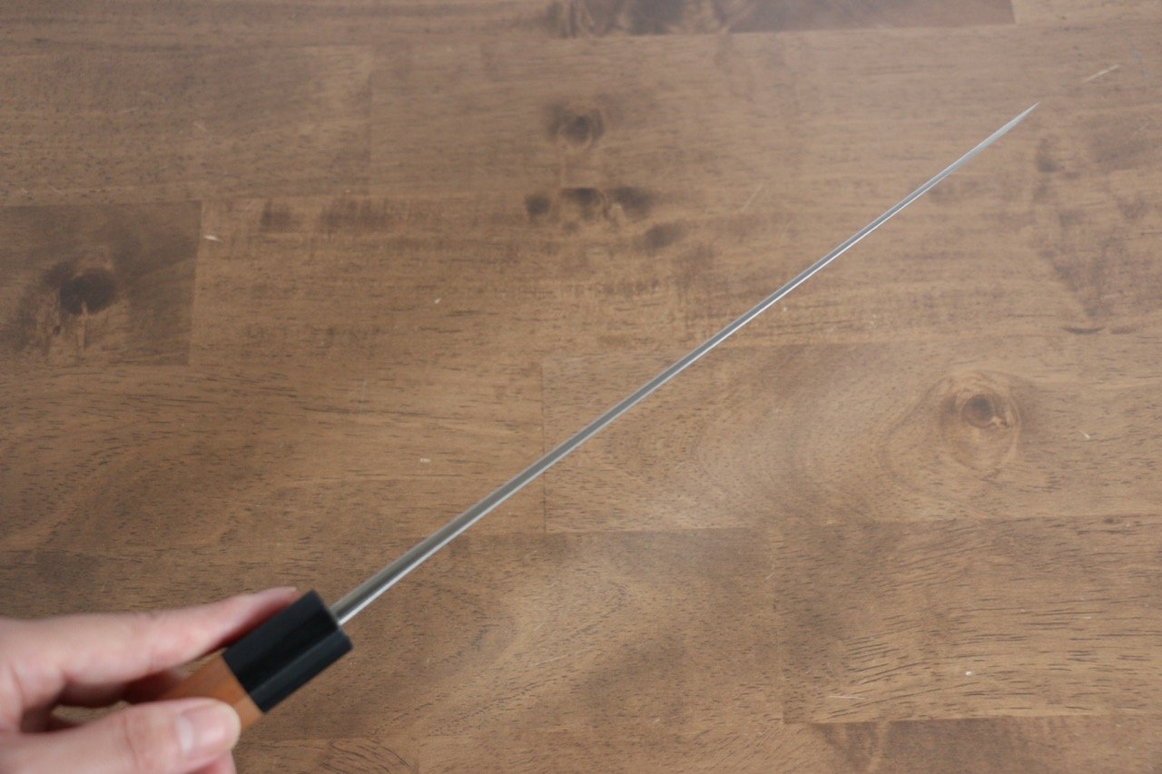 山本 直 V金10号 ダマスカス 牛刀包丁 240mm 桜柄 - 清助刃物